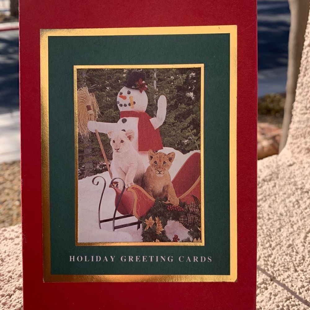 Siegfried & Roy  Holiday Cards